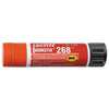 268™ High-Strength Threadlocker Solid Stick, 9 g, 1/4 in to 3/4 in dia, Red