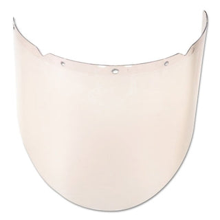 V-Gard® Visor for Elevated Temperature Application, Anti-Fog, Anti-Scratch, Reflective Coating, Clear, 17.75 in L x 9.5 in H