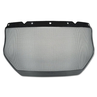 V-Gard® Accessory System Mesh Visor, Uncoated, Silver, 17 in L x 8 in H