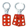 Safety Series™ Lockout Hasp, Aluminum, 1-1/2 in W x 4-3/8 in L, 1 in Jaw dia