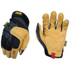 Material4X® Padded Palm Glove, Synthetic Leather, Black/Tan, Large