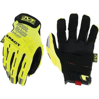 Safety M-Pact® Gloves, Large, Hi-Viz Yellow/Black