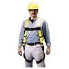 Non-Stretch Harness, Back D-Ring, Tongue Legs/Mating Chest/Friction Shoulders, Yellow