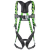 AirCore™ Full-Body Harness, Steel Stand-Up Back D-Ring, Universal, Quick-Connect Straps, Green