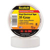 Vinyl Electrical Color Coding Tape 35, 3/4 in x 66 ft, Gray