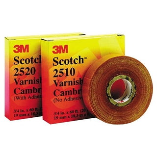 Varnished Cambric Tape 2520, 3/4 in x 60 ft, Yellow