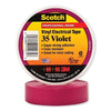 Vinyl Electrical Color Coding Tape 35, 3/4 in x 66 ft, Violet