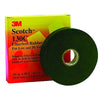 Linerless Rubber Splicing Tape 130C, 30 ft x 1 in, Black