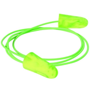 Goin' Green Foam Earplugs, Foam, Green, Corded