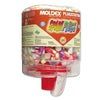 PlugStation® Earplug Dispenser, Disposable Plastic Bottle, Foam Earplugs, Assorted Color Swirls/Streaks, SparkPlugs®