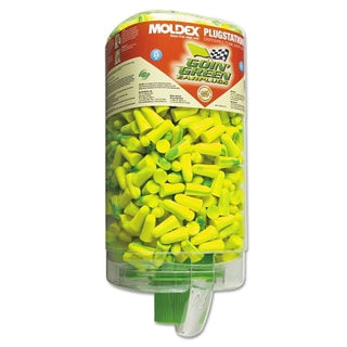 PlugStation® Earplug Dispenser, Disposable Plastic Bottle, Foam Earplugs, Green Swirls, Goin' Green®
