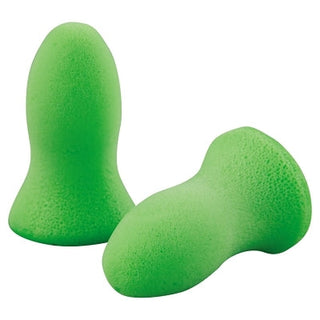 Meteors™ Disposable Earplugs, Foam, Green, Uncorded