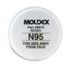 8000 Series Particulate Filter, Non-Oil Based Particulates, N95, White