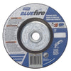 Bluefire® Type 27 Depressed Center Wheel, 4-1/2 in x 1/4 x 5/8-11, 24 Grit, Zirconia Alumina