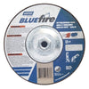 Bluefire® Type 27 Depressed Center Wheel, 7 in x 1/8 x 5/8-11, 24 Grit, Zirconia Alumina