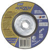 Type 27 NorZon® Plus Depressed Center Wheel, 4-1/2 in dia, 1/4 in Thick, 5/8 in Arbor, 24 Grit