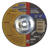 Type 27 NorZon+ Depressed Center Wheel, 7" Dia, 1/4" Thick, 5/8"-11 Arbor