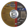 Type 27 NorZon® Plus Depressed Center Wheel, 9-1/4 in dia, 1/4 in Thick, 5/8 in Arbor, 24 Grit