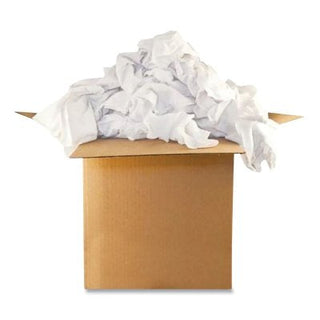 Wiping Rag, White, Polo T-Shirt, 25 lb/CT