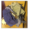 Wiping Rag, Assorted Colors, Heavyweight Pant, 25 lb/CT