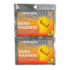HEAT PAX™ Hand and Foot Warmer, Hand Warmer, 6.1 in L x 4.84 in W, Orange Woven Pack Inside Metallic Film