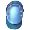Classic Wide Hard Cap Knee Pad, Hook and Loop, Blue