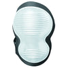 Classic Non-Marring Knee Pads, Hook-and-Loop, Black/White Cap