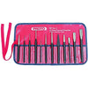 Punch & Chisel Set, English, 8 Punches, 3 Chisels, 1 Pouch