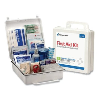 ANSI B Type III Weatherproof 50 Person Bulk First Aid Kit, Plastic, Wall Mount