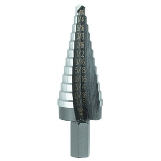 High Speed Steel Fractional Self-Starting, 3/16 in to 7/8 in, 12 Steps
