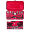 39-pc Machine Screw / Fractional Tap & Solid Round Die Set