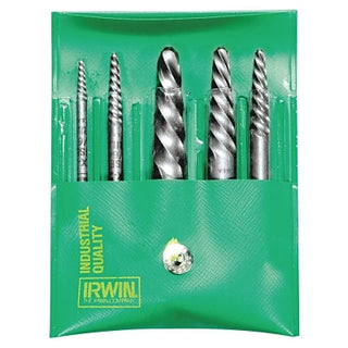 Spiral Flute Screw Extractors - 535/524 Series Set, 6 Piece, 3/32 in to 7/8 in