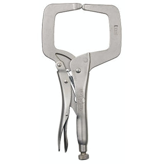 The Original™ Locking C-Clamp with Regular Tip, 11 in L, 4 in Max, 2-5/8 in Throat D