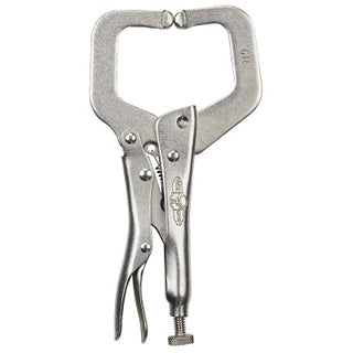 The Original™ Locking C-Clamp with Regular Tip, 6 in L, 2-1/8 in Max, 1-1/2 in Throat D