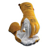 1540 revolution® Premium Goat Grain Unlined Palm TIG/Multi-Task Welding Gloves, Cowhide Cuff, X-Large, Gold/Pearl White