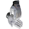 2970 Deerskin Padded Palm Knuckle Protection Mechanics Gloves, X-Large, Gray
