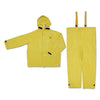 Hydroblast Suit Jacket with Attached Hood and Bib Pants, 0.35 mm, Neoprene/Nylon, Yellow, 2X-Large