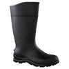 CT™ Economy Knee Boots, Plain Toe, Size 10, 16 in H, PVC, Black