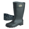 CT™ Economy Knee Boots, Plain Toe, Size 9, 16 in H, PVC, Black