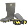 Pro™ Knee-Length PVC Boot with Steel Toe, Size 9, 15 in H, Gray/Yellow/Black