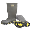 Pro™ Knee-Length PVC Boot with Steel Toe, Size 11, 15 in H, Gray/Yellow/Black