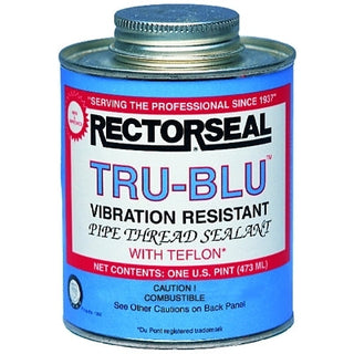 Selante para roscas de tubos Tru-Blu™, lata de 473 ml (1 pinta), azul