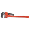 Heavy-Duty Straight Pipe Wrench, Steel Jaw, 60 in