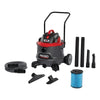 NXT Wet/Dry Vacuum, 14 gal, 6.0 Peak HP, Large Rear Wheels with Cart