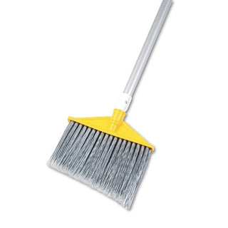 Rubbermaid® Angle Broom, 9-1/4 in Plastic Block, 6-3/4 in Trim L, Polypropylene, 46-7/8 in Handle