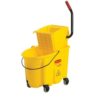 WaveBrake™ Bucket/Wringer Combination Pack, 35 qt, Yellow