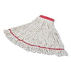 Swinger Loop® Wet Mop Head, 4-Ply, Large, Cotton/Synthetic Yarn, for Invader® Side Gate Handle, 5 in W