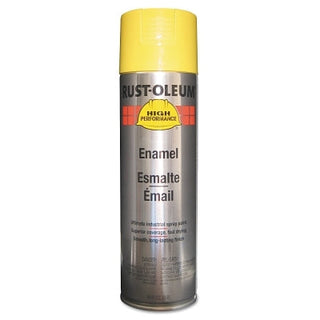 High Performance V2100 System Enamel Aerosol, 15 oz Can, Safety Yellow, Gloss