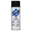 Overall® Economical Fast-Drying Enamel Spray Paint, 10 oz, Aerosol Can, Gloss, Black