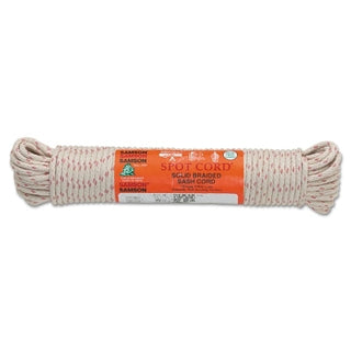Spot Cord®, capacidade de 725 kg (1600 lb), 30,5 m (100 pés), 8 mm (5/16 pol.) de diâmetro, algodão, branco